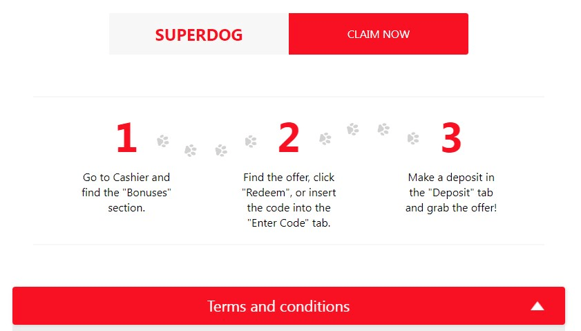 red dog casino bonus codes